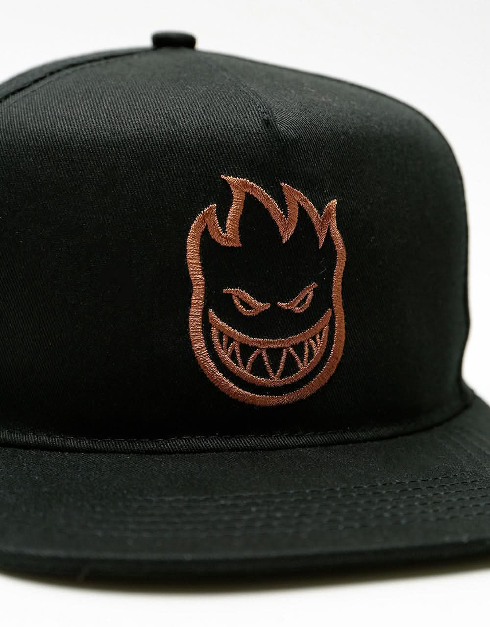 Spitfire Bighead Snapback Cap - Black/Brown