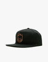 Spitfire Bighead Snapback Cap - Black/Brown