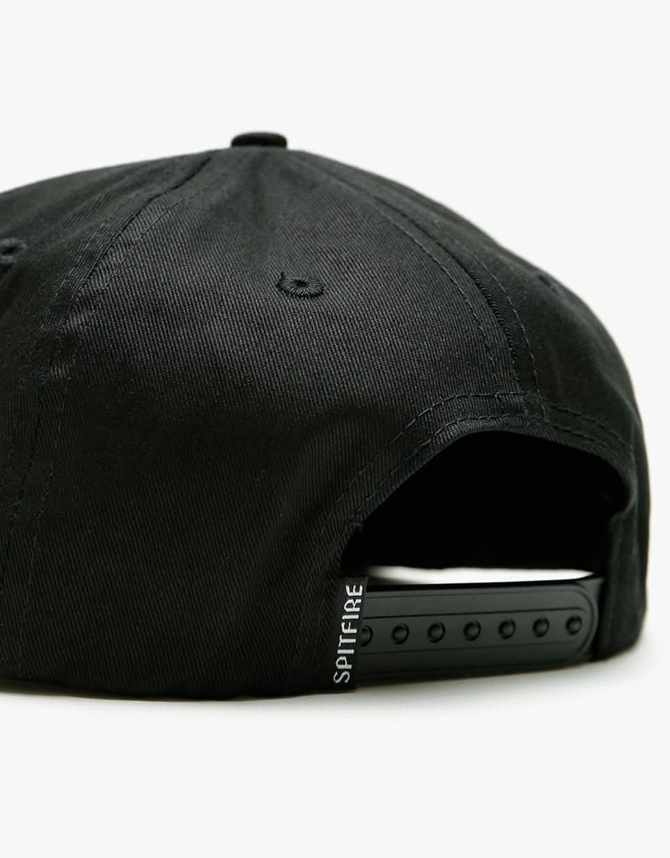 Spitfire Bighead Snapback Cap - Black/Brown