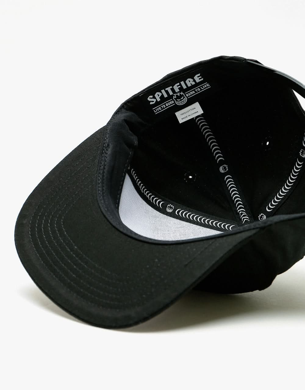 Spitfire Bighead Snapback Cap - Black/Brown