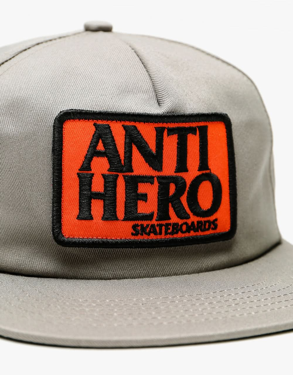 Anti Hero Reserve Patch Snapback Cap - Charcoal/Red