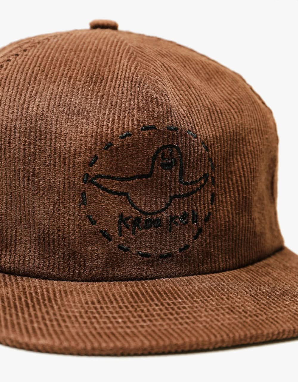 Krooked Trinity Smle Snapback Cap - Brown/Black