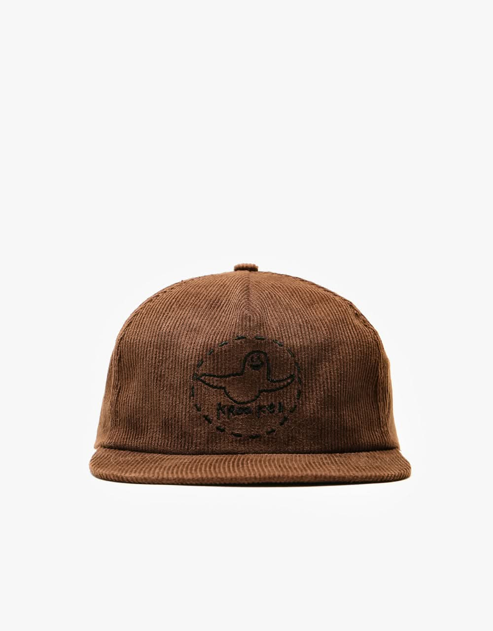 Krooked Trinity Smle Snapback Cap - Brown/Black