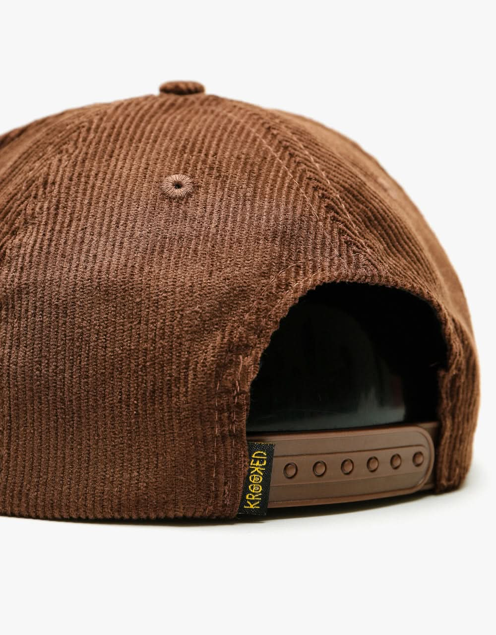 Krooked Trinity Smle Snapback Cap - Brown/Black