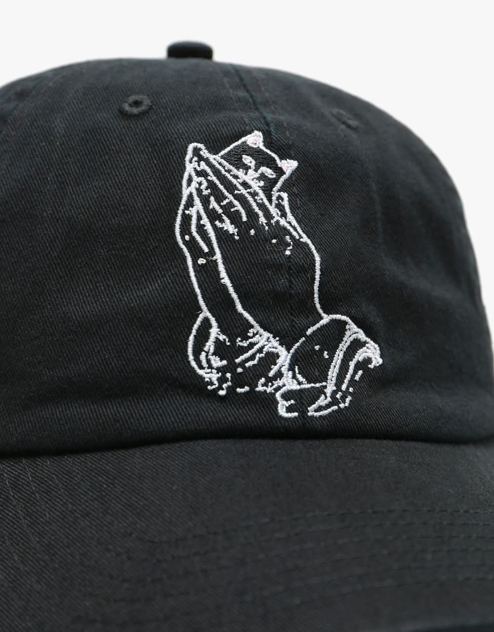 RIPNDIP Praying Hands Dad Cap - Black