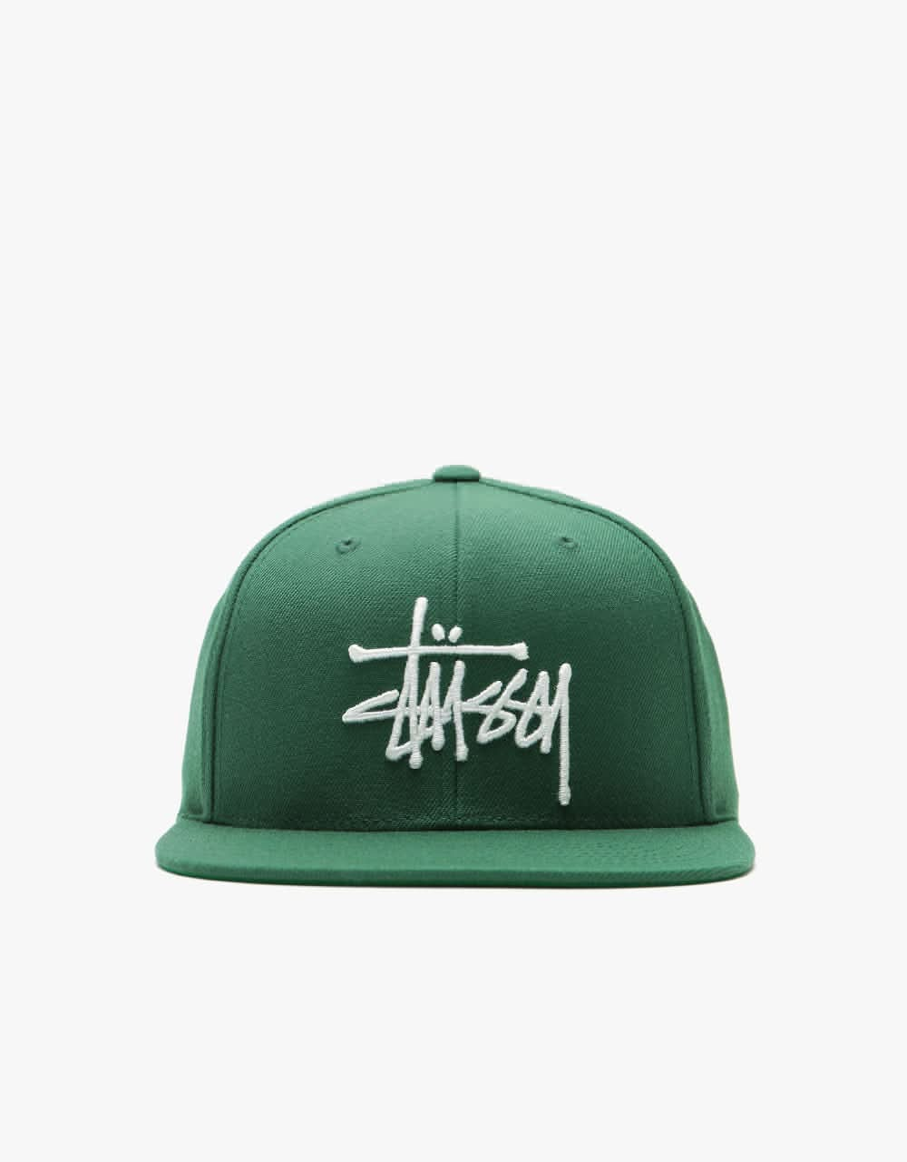 Stüssy Basic Stock Snapback Cap - Forest