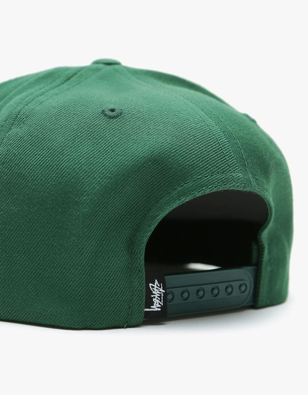 Stüssy Basic Stock Snapback Cap - Forest