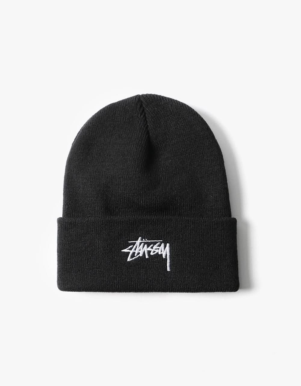 Stüssy Stock Cuff Beanie - Black