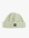 Magenta Stripe Beanie - Green