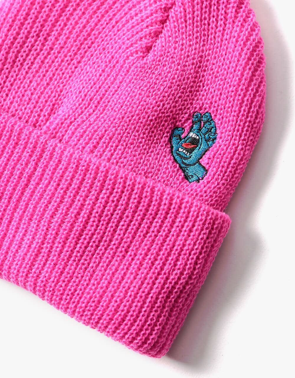 Santa Cruz Screaming Mini Hand Beanie - Fluro Pink