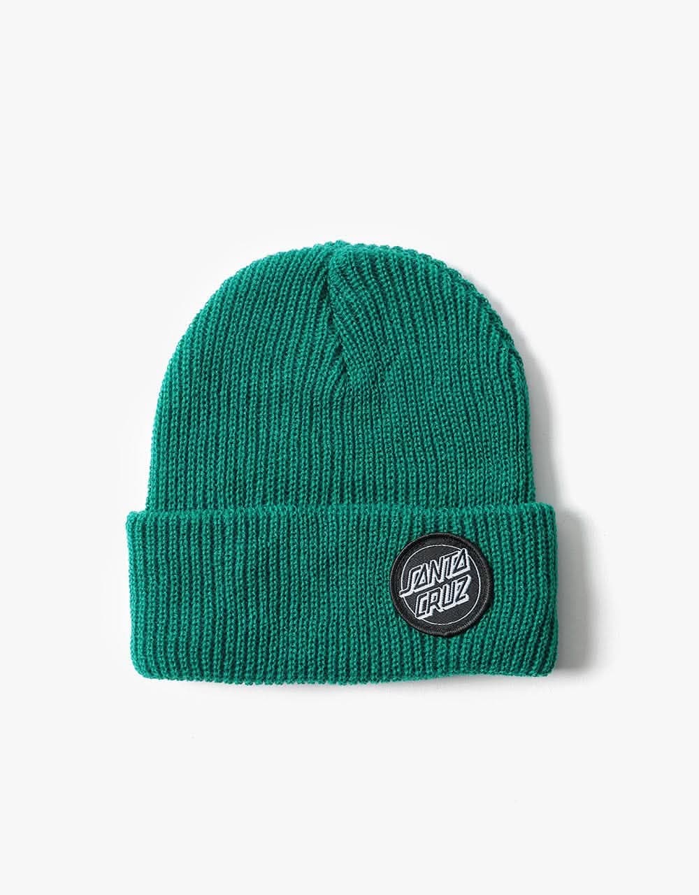 Santa Cruz Outline Dot Beanie - Ivy Green