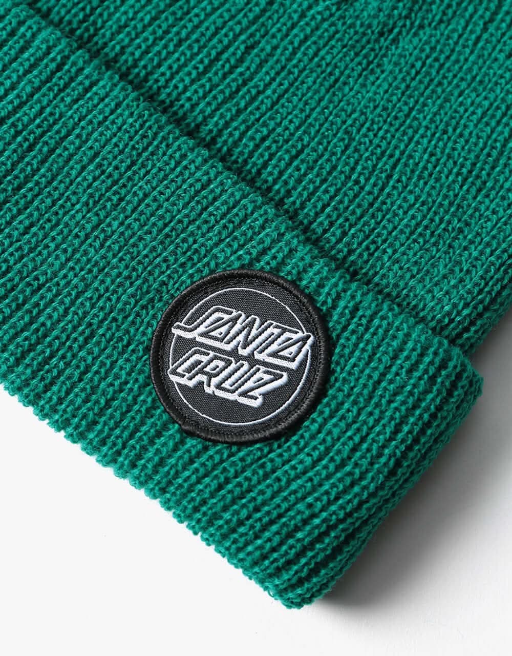 Santa Cruz Outline Dot Beanie - Ivy Green