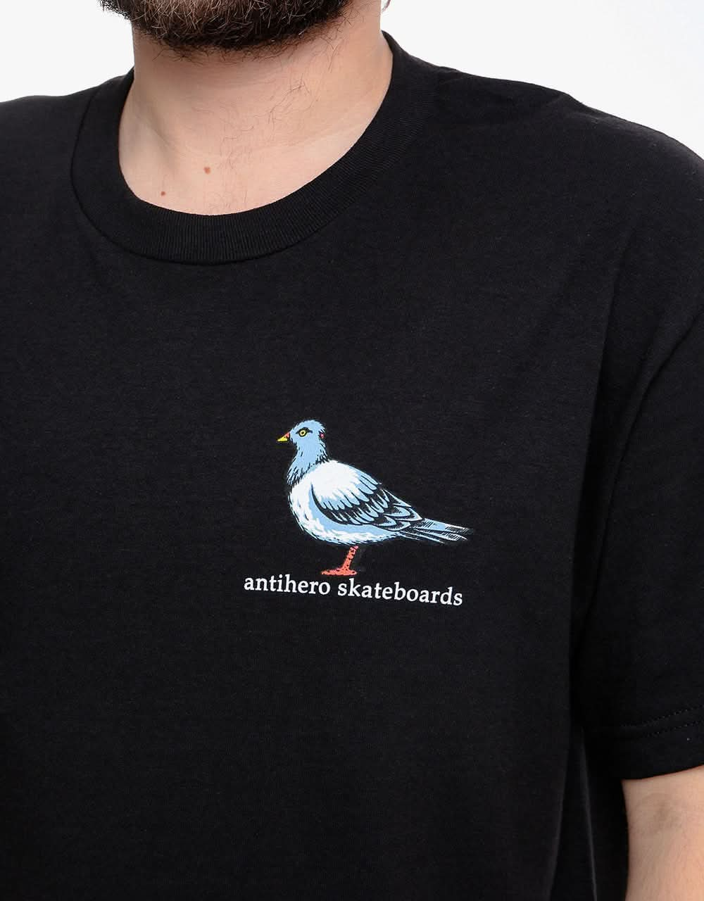 Anti Hero Lil Pigeon T-Shirt - Black