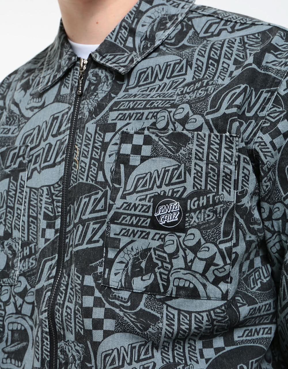 Santa Cruz El Jefe L/S Shirt - Black Flier