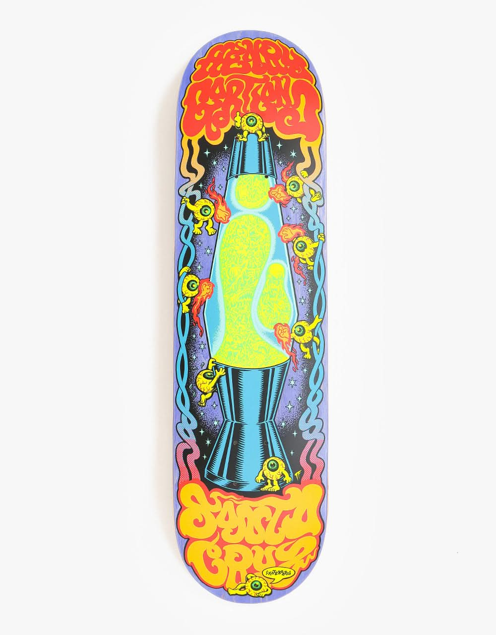 Santa Cruz Gartland Lava Lamp Skateboard Deck - 8.28"