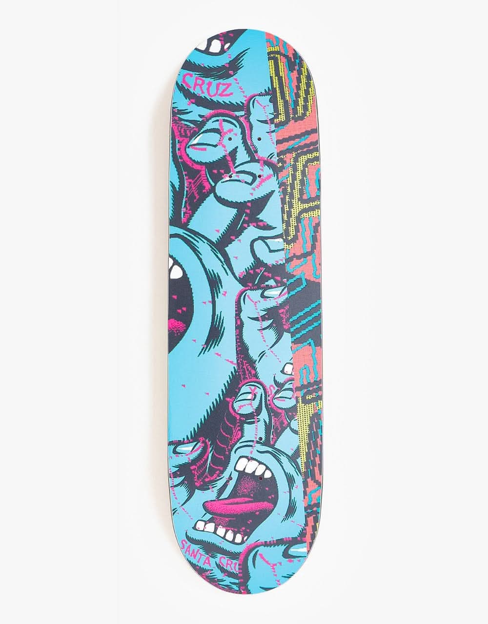 Santa Cruz No Pattern Hand Everslick Skateboard Deck - 8.5"