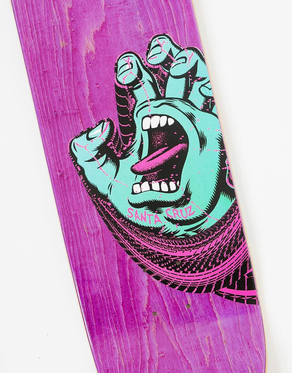 Santa Cruz No Pattern Hand Everslick Skateboard Deck - 8.5"