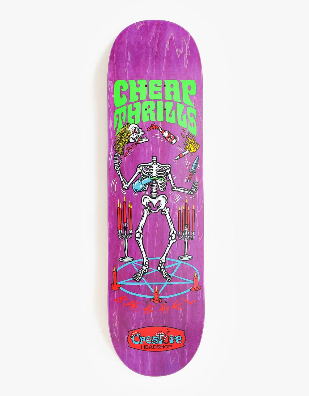 Creature Baekkel Cheap Thrills Skateboard Deck - 8.375"