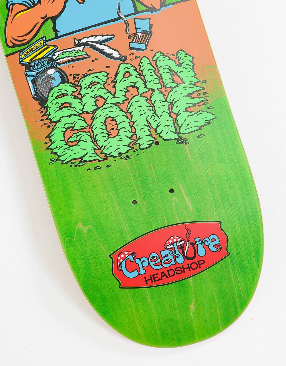 Creature Milton Brain Gone Skateboard Deck - 8.6"