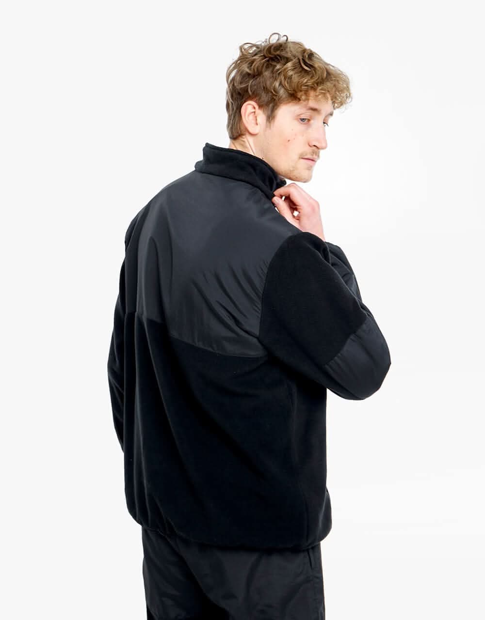 Route One Boulder 1/2 Zip Fleece - Black