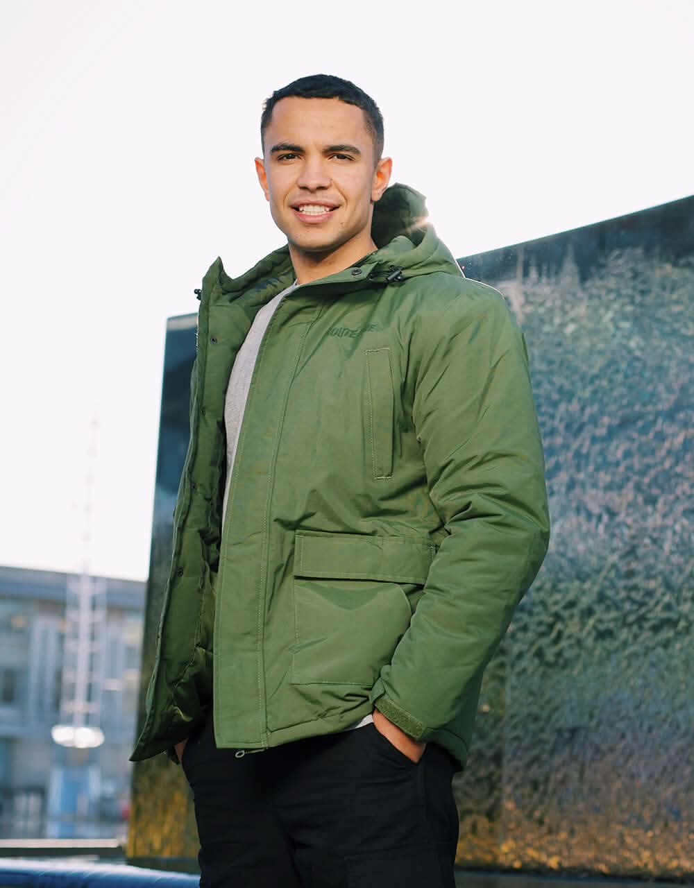 Route One Utility Jacket - Olive