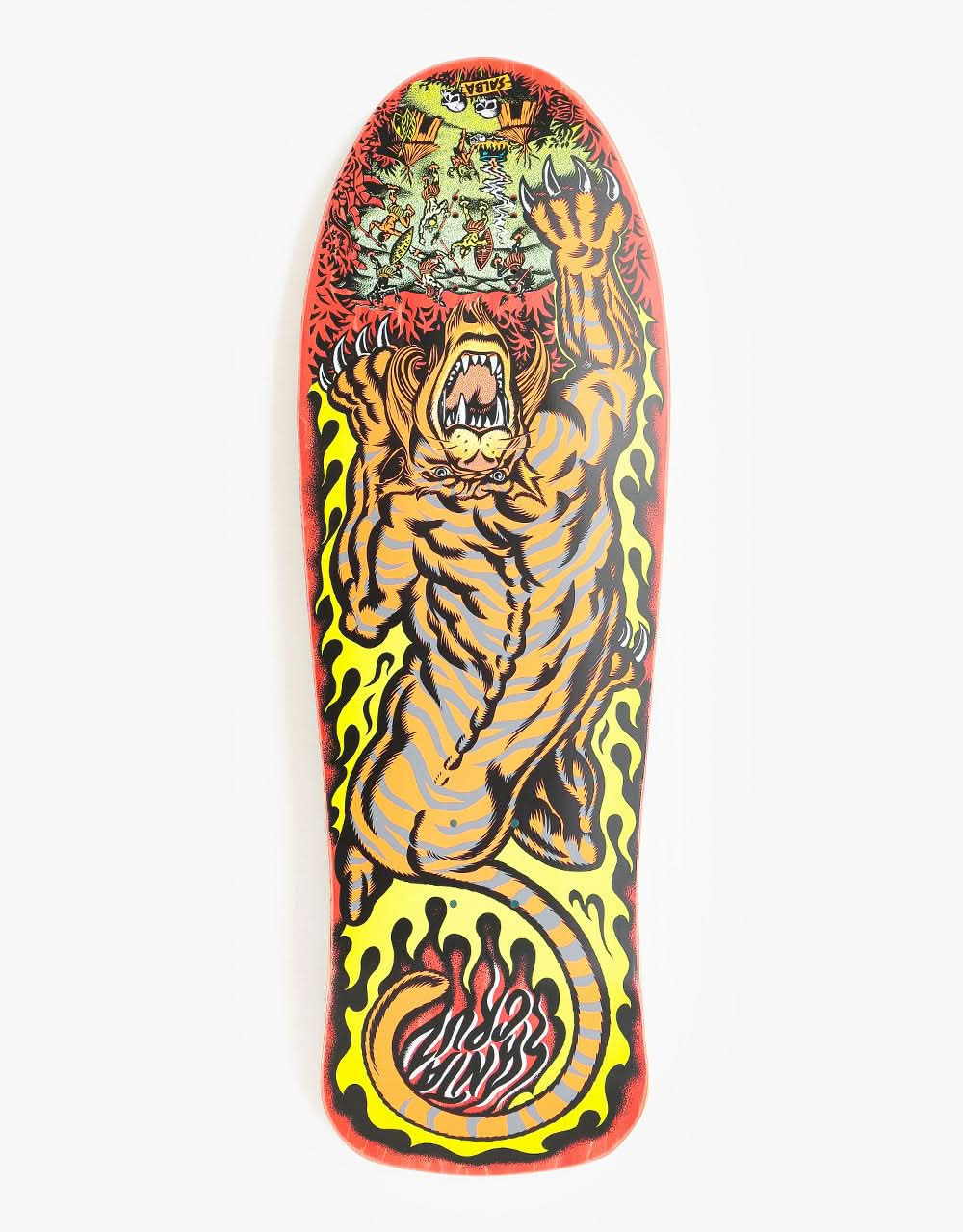 Santa Cruz Salba Tiger Face Reissue Skateboard Deck - 10.3"