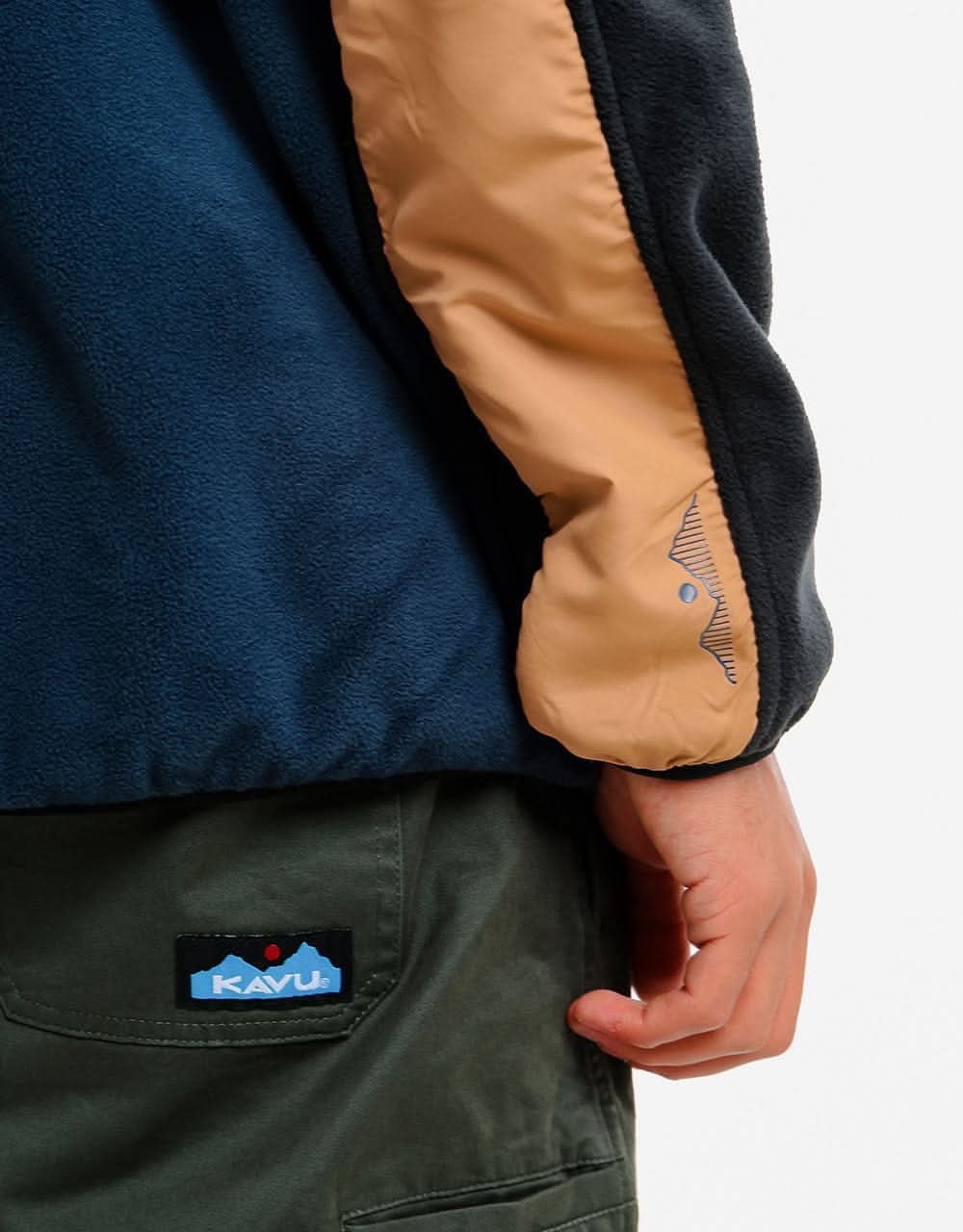 KAVU Teannaway Snap Fleece - Marine Walker