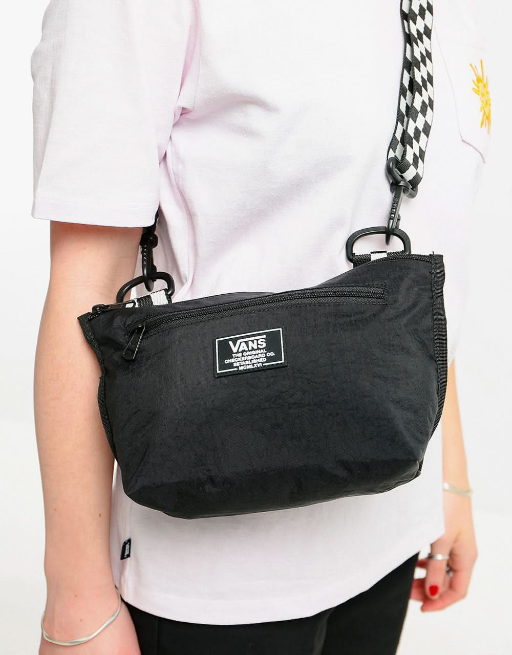 Vans Womens Out And About Crossbody Bag - Black