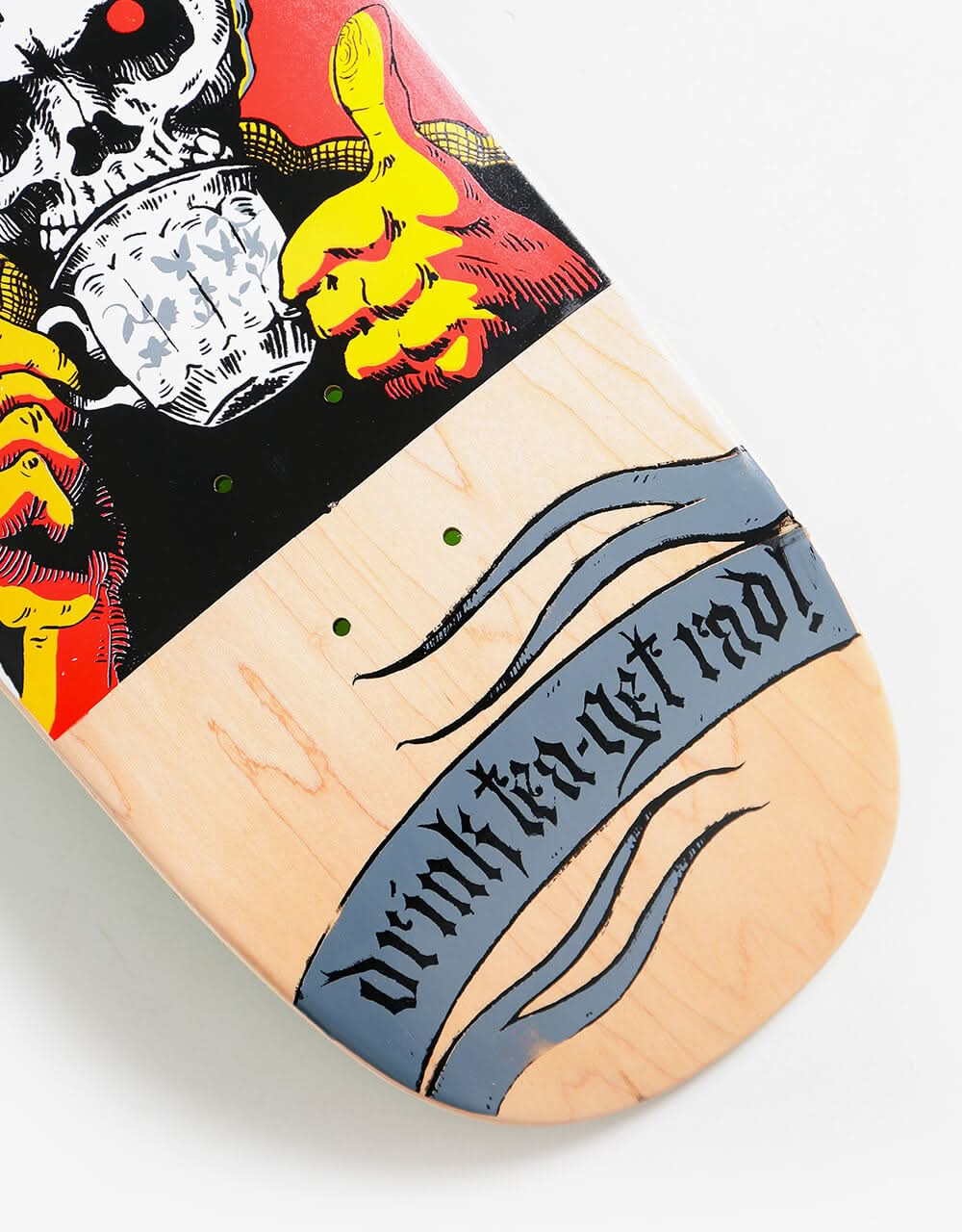 Lovenskate Drink Tea Get Rad! 'FOOTBALL' Skateboard Deck - 9"