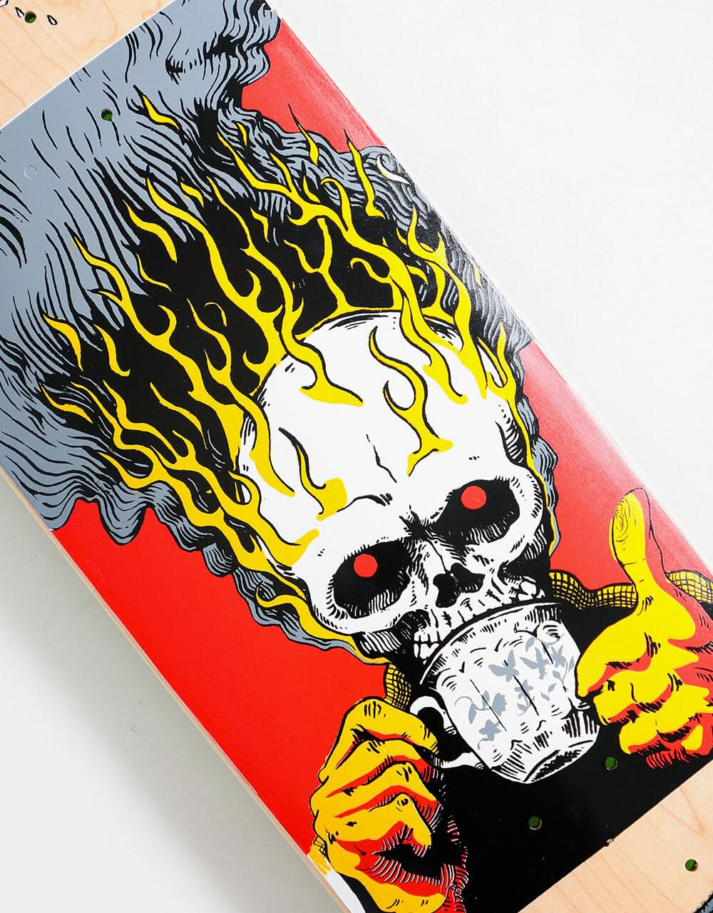 Lovenskate Drink Tea Get Rad! 'FOOTBALL' Skateboard Deck - 9"