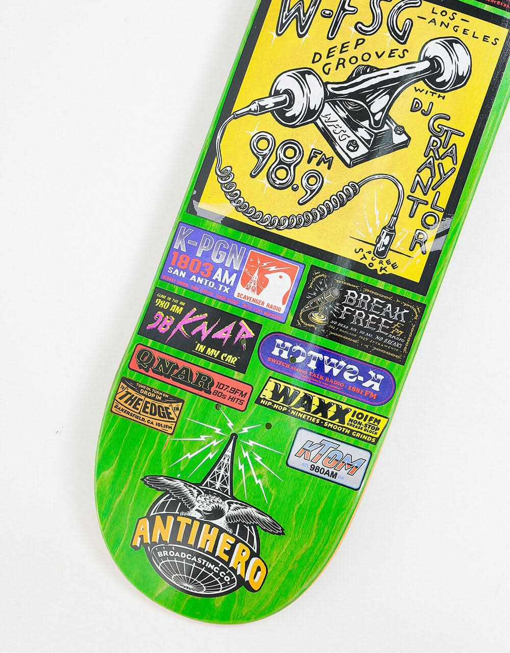 Anti Hero Taylor Broadcasting Skateboard Deck - 8.25"