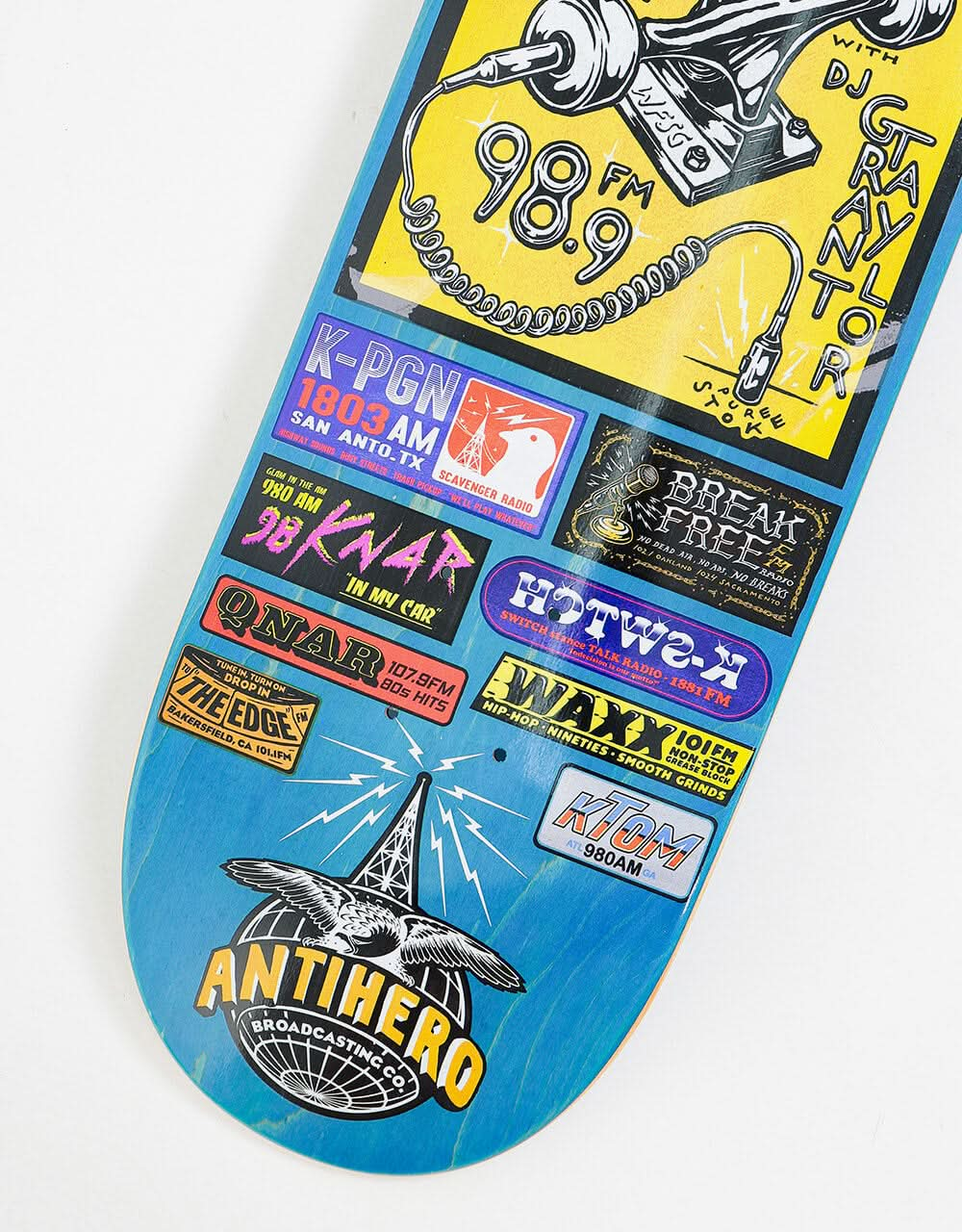 Anti Hero Taylor Broadcasting Skateboard Deck - 8.25"