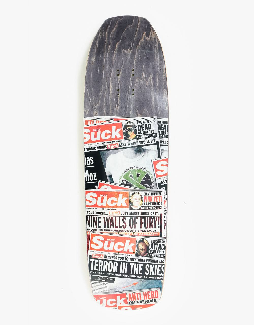 Anti Hero Grosso The Daily Suck Skateboard Deck - 9.25"