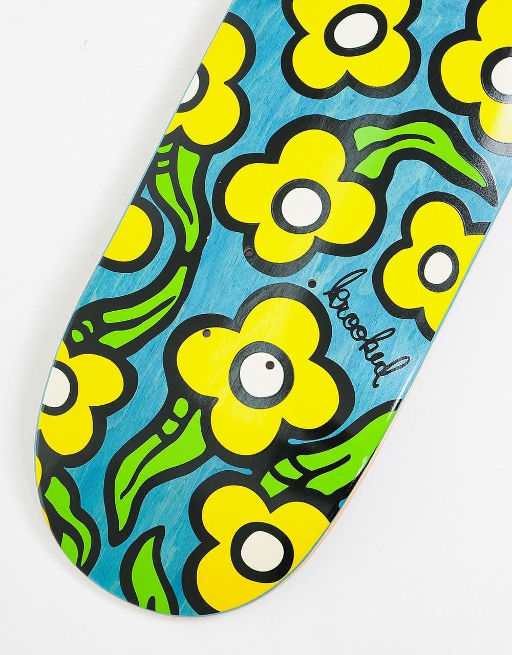 Krooked Wild Style Flowers Skateboard Deck - 7.75"