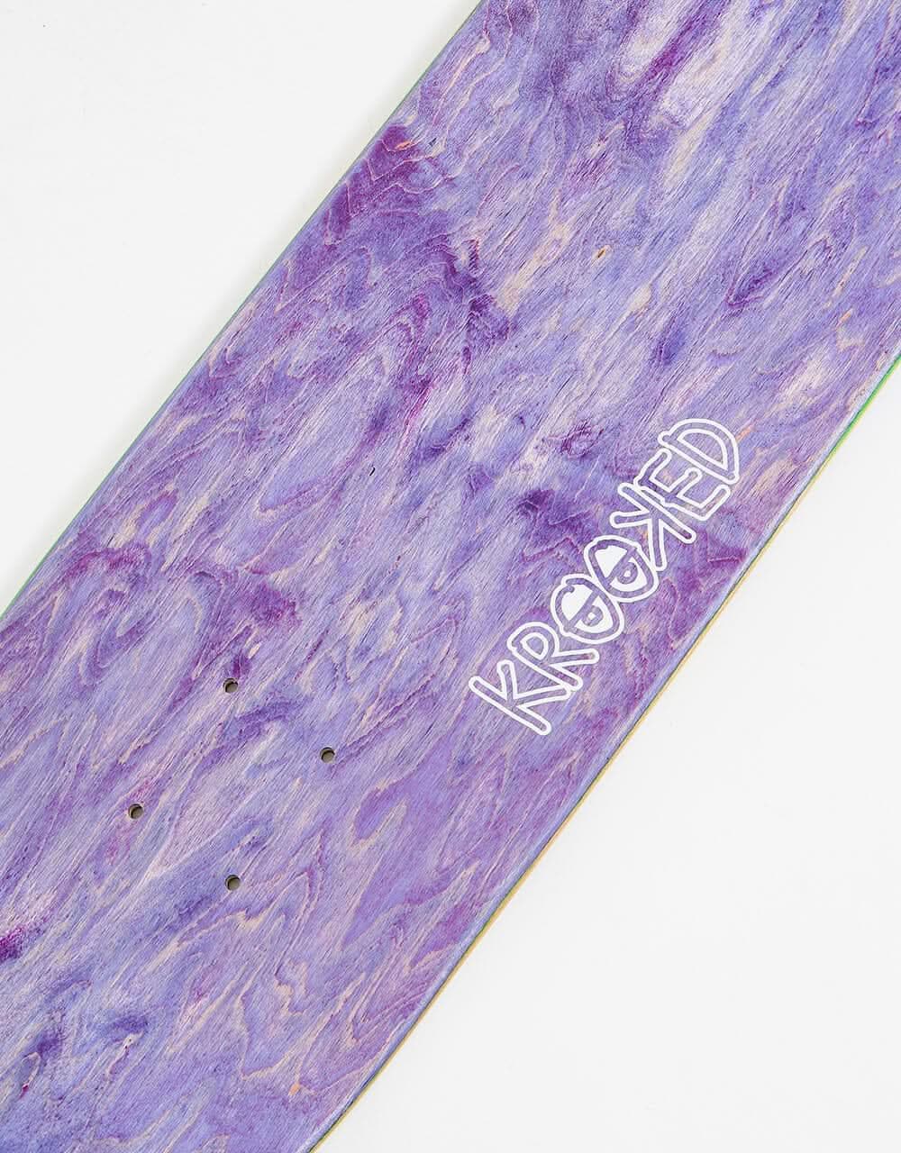 Krooked Wild Style Flowers Skateboard Deck - 7.75"