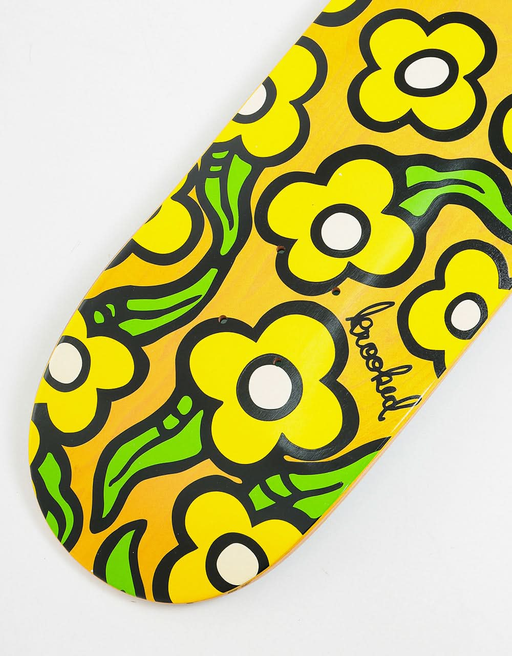 Krooked Wild Style Flowers Skateboard Deck - 7.75"