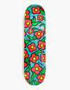 Krooked Wild Style Flowers Skateboard Deck - 8.25"