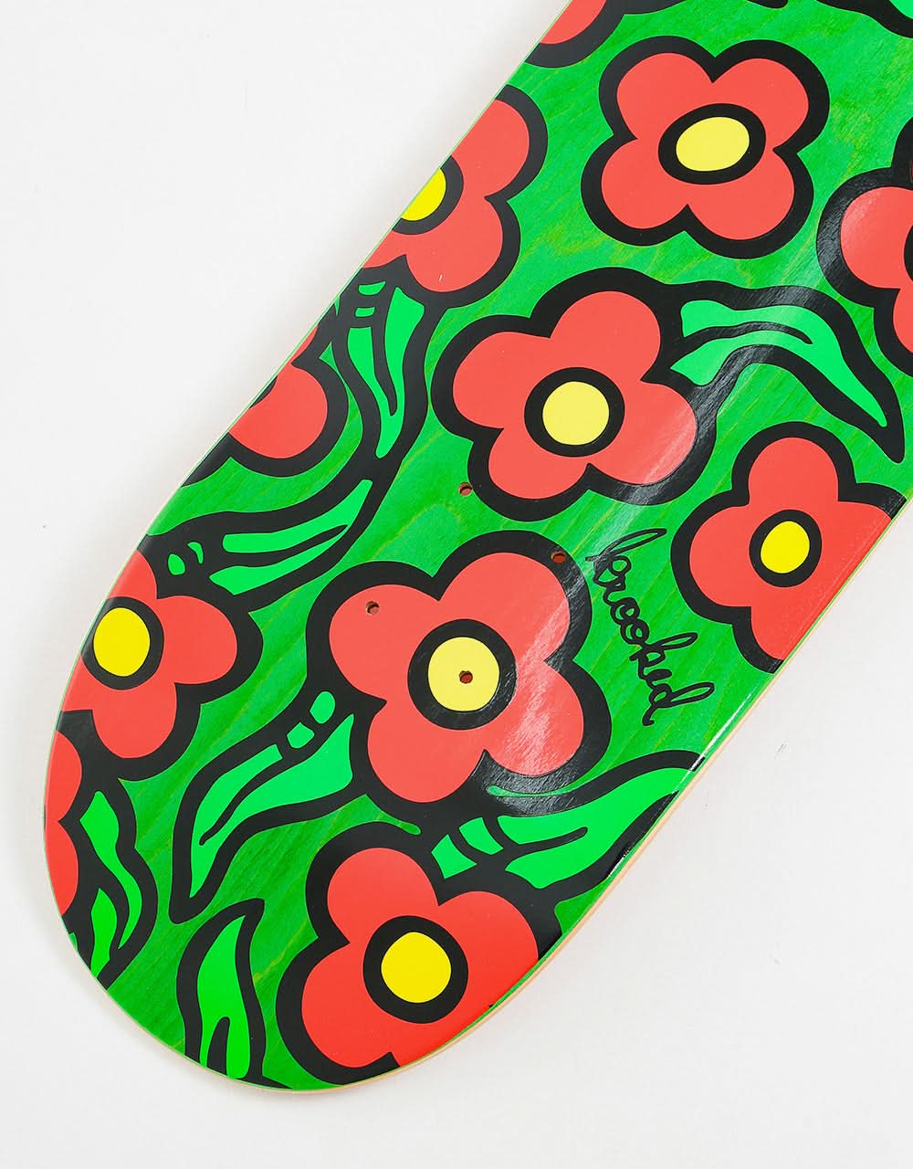 Krooked Wild Style Flowers Skateboard Deck - 8.25"