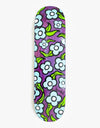 Krooked Wild Style Flowers Skateboard Deck - 8.5"