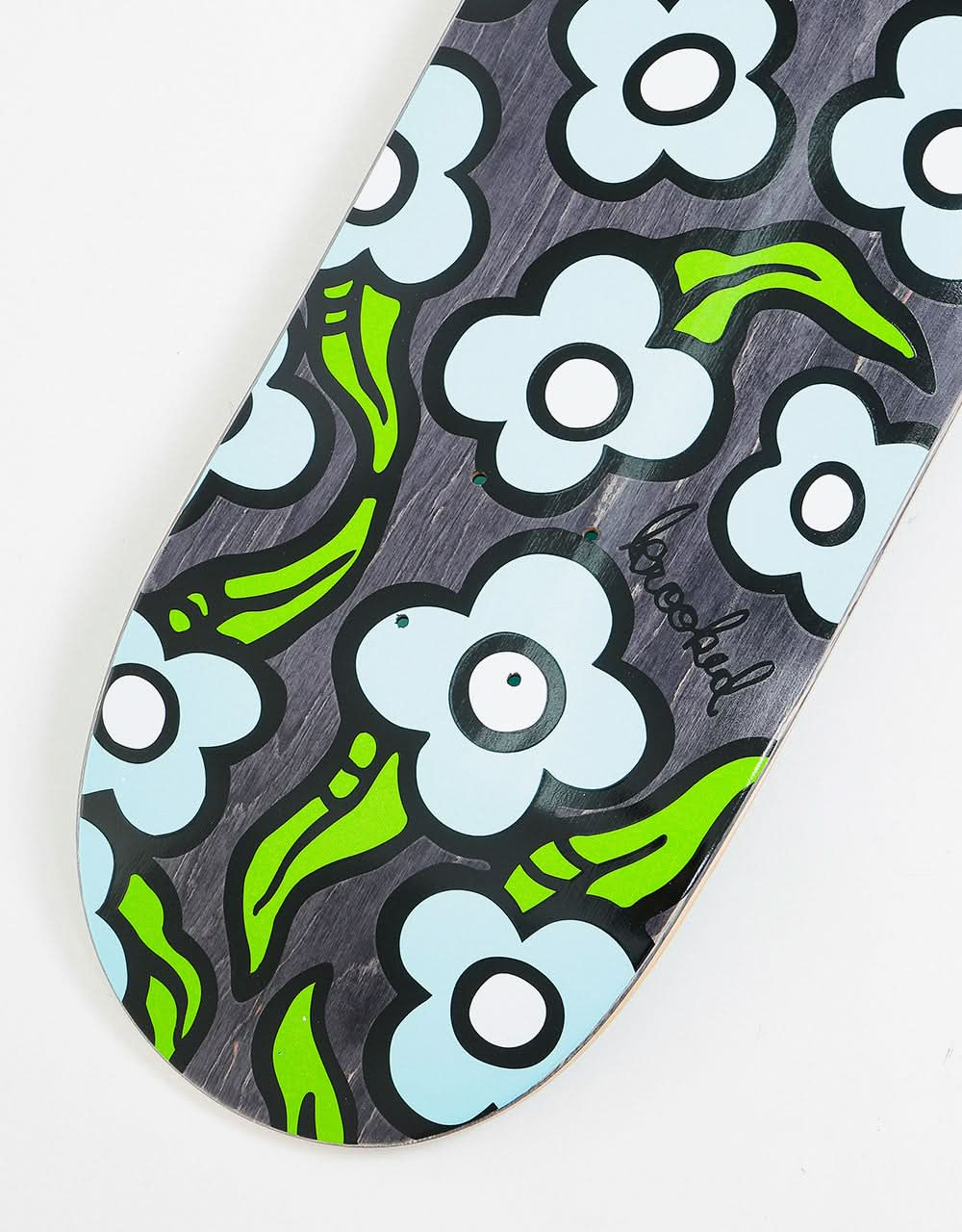 Krooked Wild Style Flowers Skateboard Deck - 8.5"