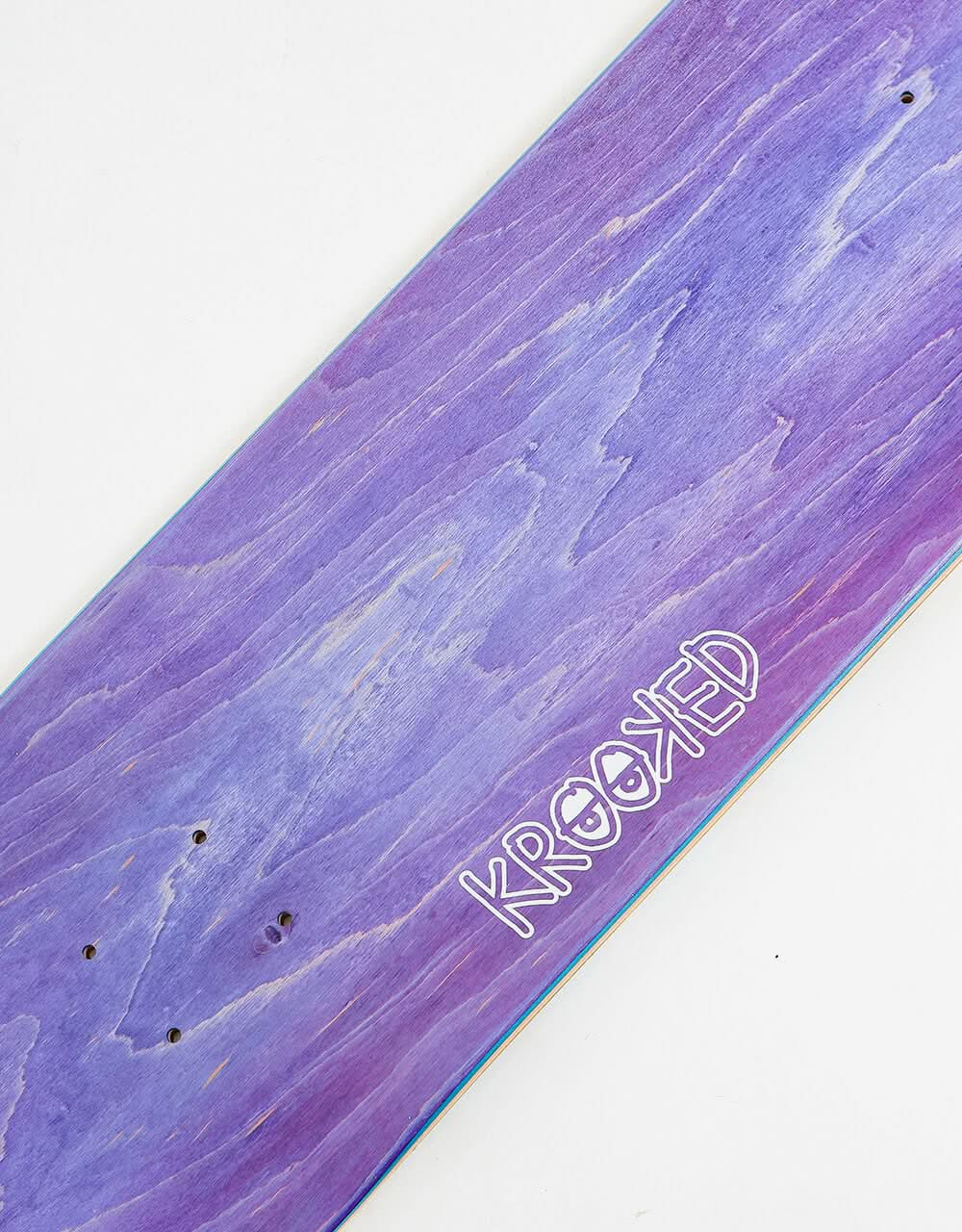 Krooked Wild Style Flowers Skateboard Deck - 8.5"