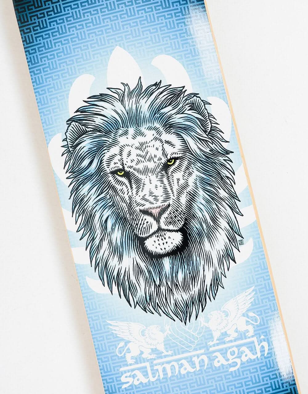 Powell Peralta Agah Lion III 242 Skateboard Deck - 8"