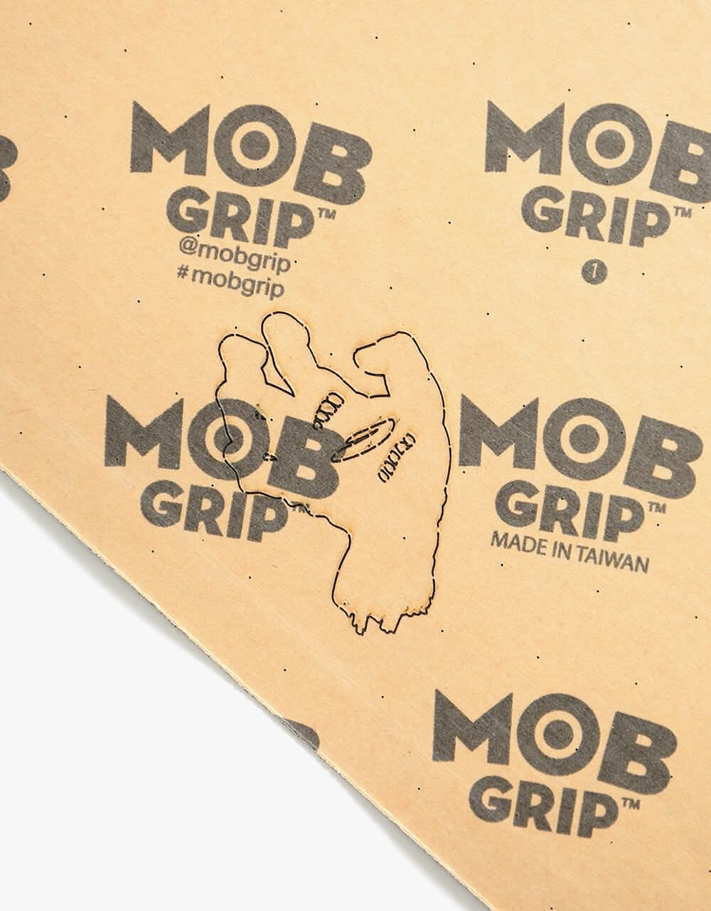 MOB x Santa Cruz Screaming Hand Laser Cut 9" Grip Tape Sheet