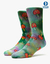 Route One Shrooms Socks - Deep Tie Dye