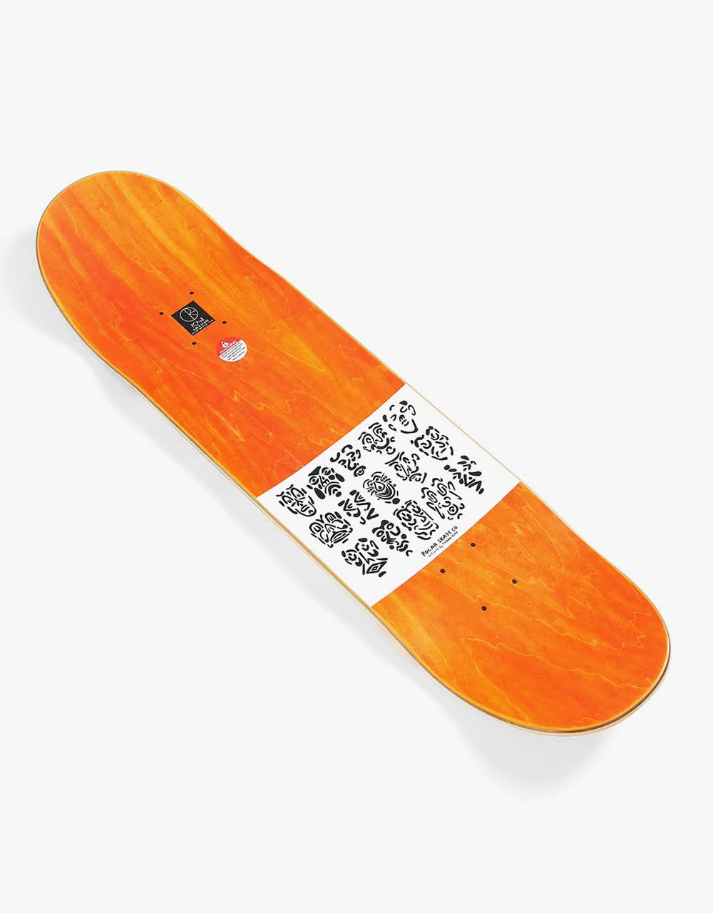 Polar Sanbongi Faces Skateboard Deck - 8.25" (inc Wheel Wells)