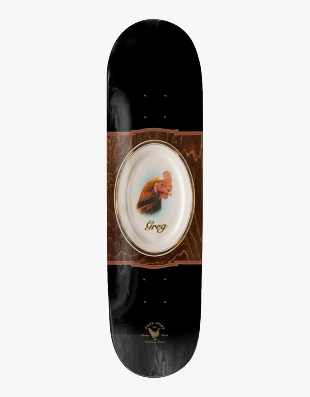 Pass Port Paul 'Greg' Pet Plate Pro Series Skateboard Deck - 8.25"