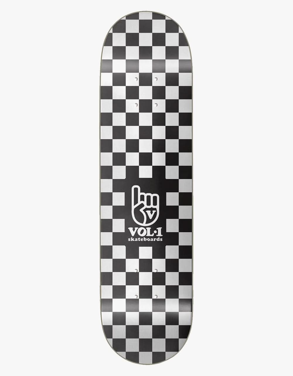 Vol.1 Checker Skateboard Deck - 8"