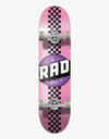 Rad Checker Stripe Progressive Complete Skateboard - 7.75"