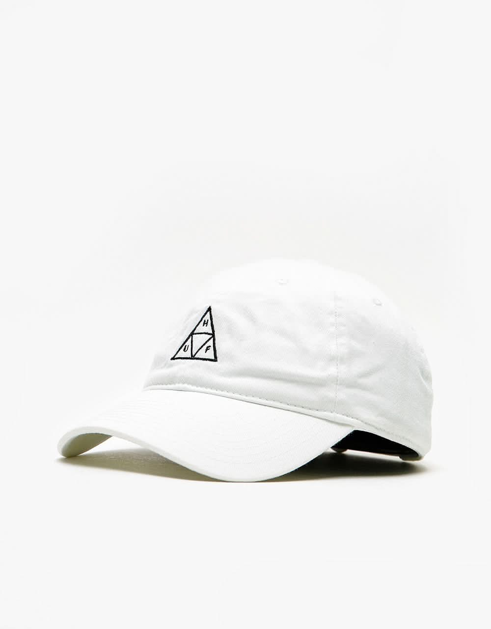 HUF Triple Triangle Curved Visor Cap - White