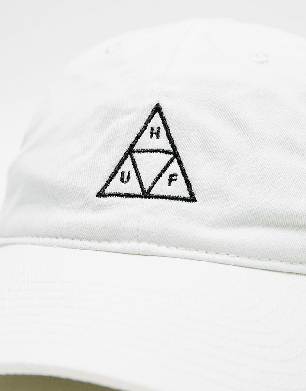 HUF Triple Triangle Curved Visor Cap - White